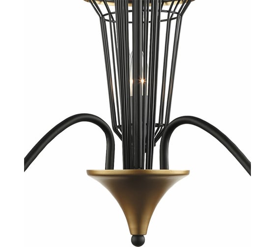 Подвесная люстра Lumien Hall БЛИС 4016/3P-BK-GD