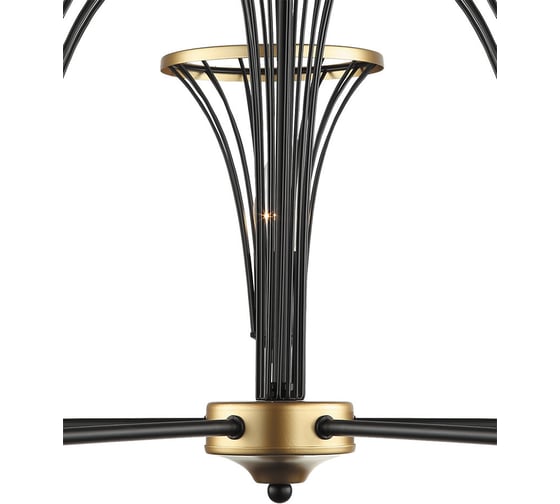 Подвесная люстра Lumien Hall ИВЕС 4017/5P-BK-GD