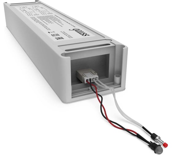 Блок аварийного питания на 1 час Gauss Universal 20W IP20 205x42x28мм 997911024
