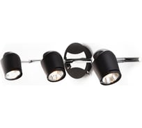 Светильник Eurosvet споты, 20057, плафонов 3, GU10, хром черный 00000081903