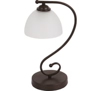 Лампа настольная ЭкономСвет классическая 15017/1T CF WT