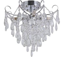 Люстра ЭкономСвет с хрусталем 15506/4CR CL WTLED