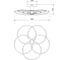 Потолочный светильник Eurosvet 90039, встроенные LED, хром 00000080399 5