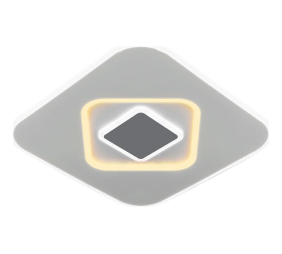 Потолочный светильник Eurosvet 90218, белый/серый, встроенные LED a0 a047500