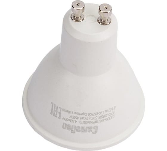 Светодиодная лампа Camelion, LED5-GU10, 845, GU10, 5Вт, 220В 10957