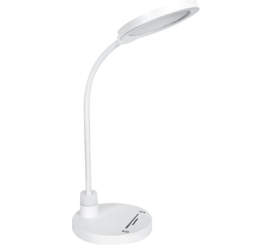 Настольный светильник Camelion, с аккумулятором, KD-827, C01, белый, LED 14147 1