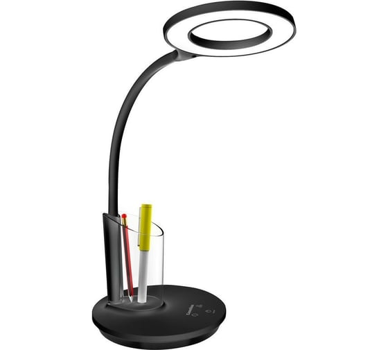 Настольный светильник Camelion KD-826, C02, черный, LED 14146