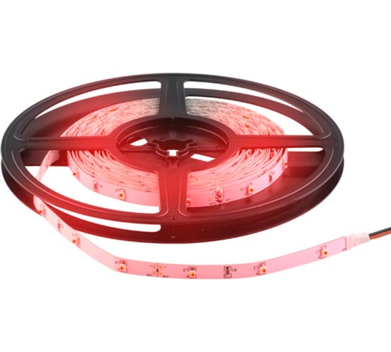 Светодиодиодная лента Вымпел 60 LED3528,12В, 5м, красный цвет, IP65 9054 1