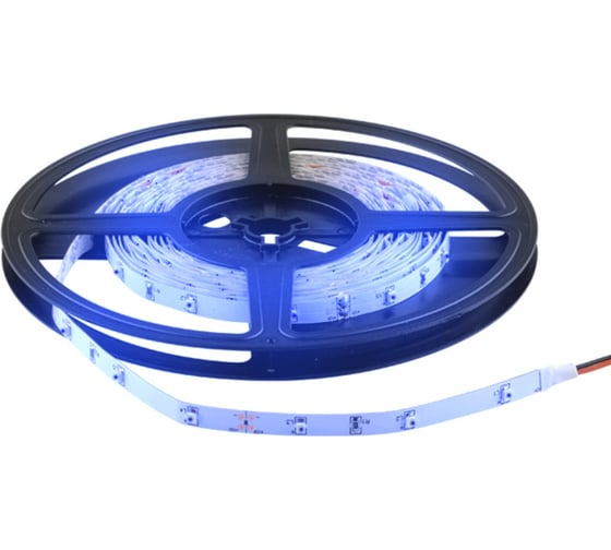 Светодиодиодная лента Вымпел 60 LED3528,12В, 5м, синий цвет, IP65 9055