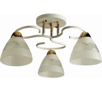 Люстра ЭкономСвет классическая 11173/3WT+FGD WT+CL