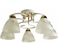 Люстра ЭкономСвет классическая 11173/5WT+FGD WT+CL