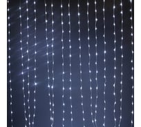 Гирлянда SHLights Водопад 2,2х3 метра 528 светодиодов, белый, с эффектом стекания LDCL528C-W