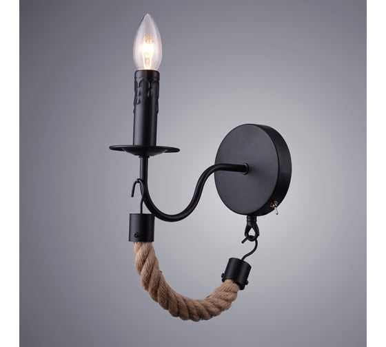 Настенный светильник Arte Lamp A8956AP-1BK