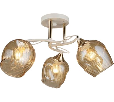 Люстра ЭкономСвет классическая 12242/3WT+FGD AMB