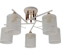 Люстра ЭкономСвет классическая 12268/5WT+GD WT