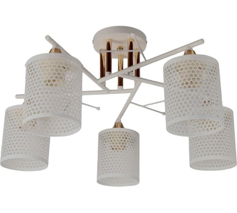 Люстра ЭкономСвет классическая 12268/5WT+GD WT