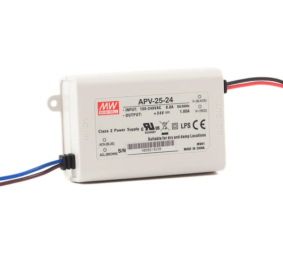 Источник питания Mean Well AC/DC APV-25-24 Т02039740