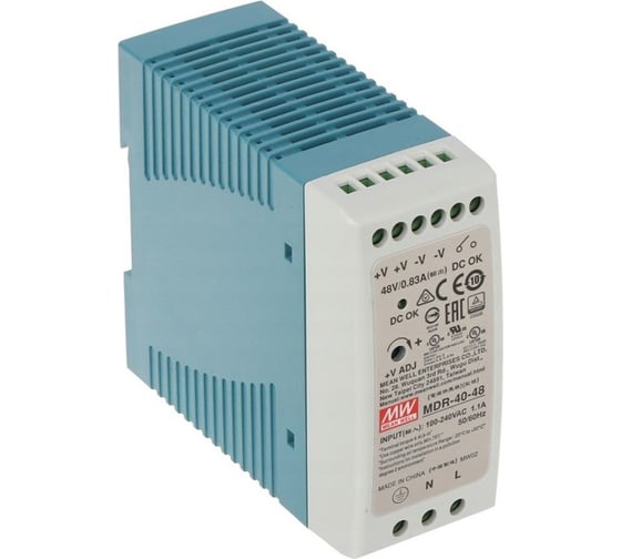 Источник питания Mean Well AC/DC MDR-40-48 Т00252357
