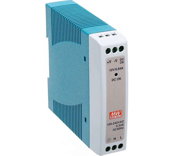 Источник питания Mean Well AC/DC MDR-10-12 Т00273365