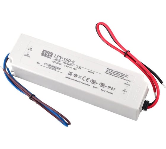 Источник питания Mean Well AC/DC LPV-100-5 Т00301425