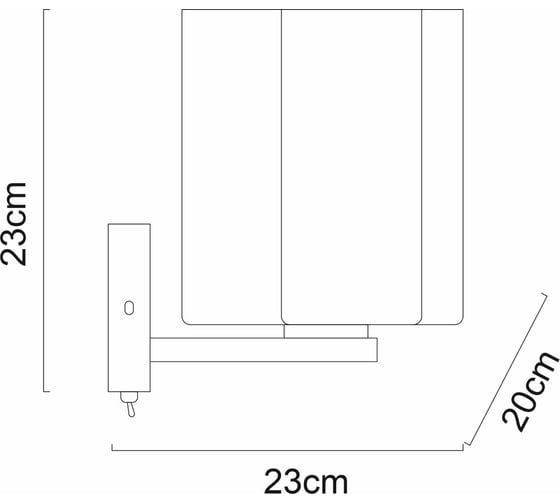 Настенный светильник Arte Lamp A3479AP-1CC