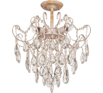 Люстра ЭкономСвет с хрусталем 15512/4WT+GD WT