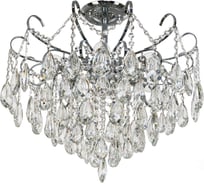 Люстра ЭкономСвет с хрусталем 15506/6CR WT