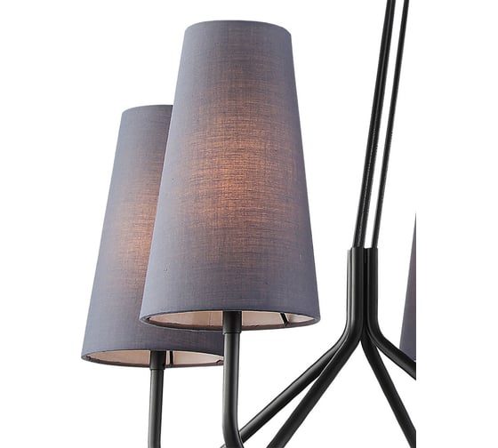 Подвесная люстра Lumien Hall ЛИБЕРА 4007/6P-BK-GR-BL