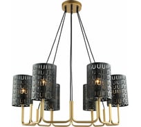 Подвесная люстра Lumien Hall НОЭЛЬ 4005/6P-GD-BK