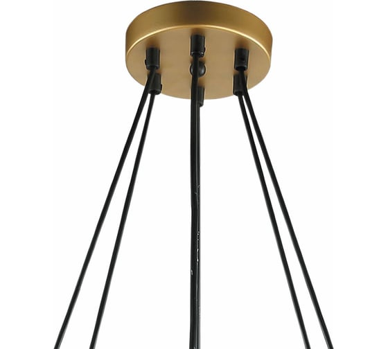 Подвесная люстра Lumien Hall НОЭЛЬ 4005/6P-GD-BK
