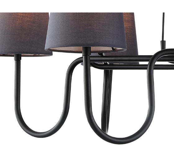 Подвесная люстра Lumien Hall СИРИНГА 4006/6P-BK-GR-BL