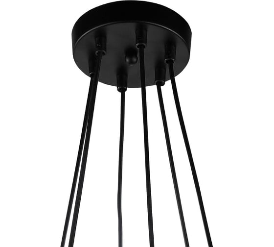 Подвесная люстра Lumien Hall СИРИНГА 4006/6P-BK-GR-BL
