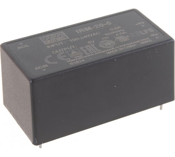 Источник питания Mean Well AC/DC IRM-20-5 Т02163792