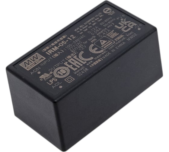 Источник питания Mean Well AC/DC IRM-05-12 5 Вт Т02163778