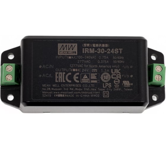 Источник питания Mean Well AC/DC IRM-30-24ST Т02249548