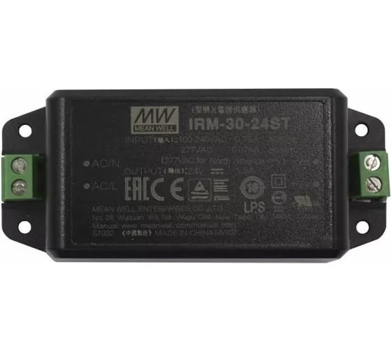 Источник питания Mean Well AC/DC IRM-30-24ST Т02249548