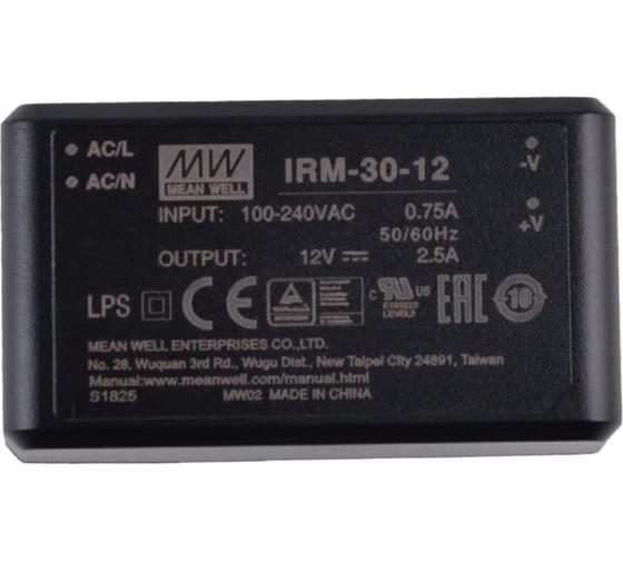 Источник питания Mean Well AC/DC IRM-30-12 Т02249541