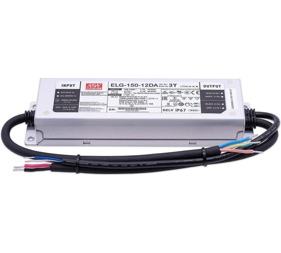 Источник питания Mean Well AC/DC ELG-150-12DA-3Y Т02614255 1