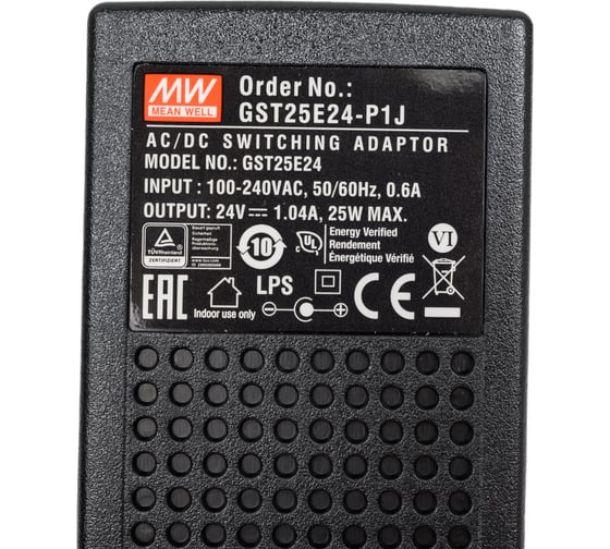 Сетевой адаптер Mean Well GST25E24-P1J Т02292661