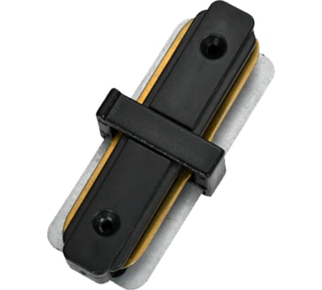 Однофазный коннектор EKS 220V, прямой, черный, 75х35 мм, 0У-00001357