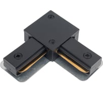 Однофазный коннектор EKS 220V, L-образный, черный, 69х69 мм, 0У-00001359