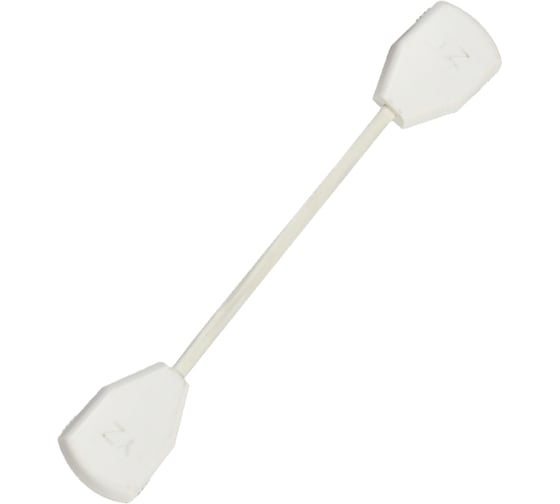 Однофазный коннектор EKS 220V, SLIM гибкий, белый, 0У-00001368