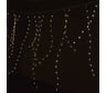 Гирлянда Бахрома SHLights 192 мини-светодиода 2,3х0,8 метра, теплый белый ICLDM192-WW-4,5V