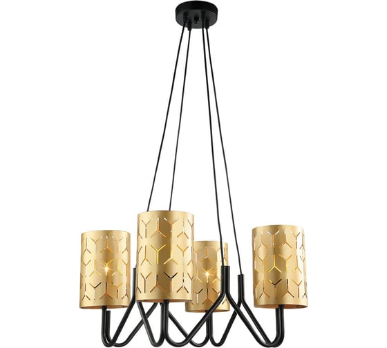 Подвесная люстра Lumien Hall НЕРЕЙ 4001/4P-BK-GD 1