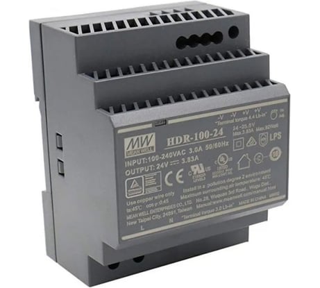 Источник питания Mean Well AC/DC HDR-100-24 Т02697846