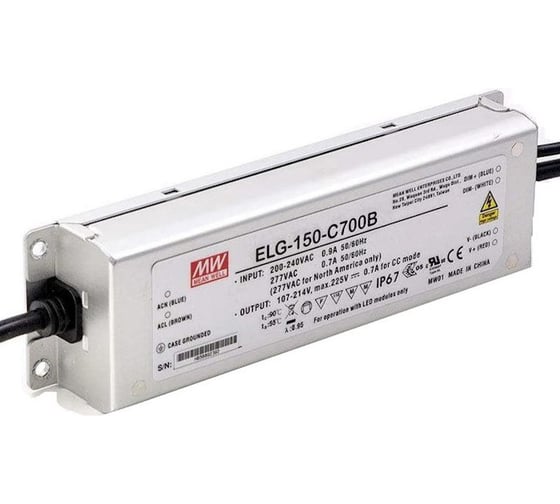 Источник питания Mean Well AC/DC ELG-150-C700BE Т03224232