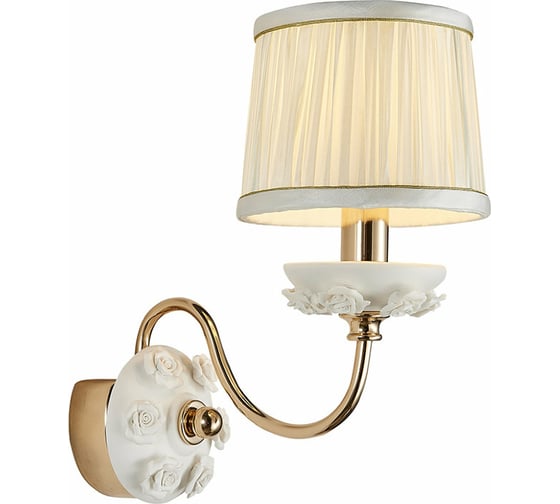 Настенное бра Lumien Hall ЭРИН 1030/1W-GD-WT