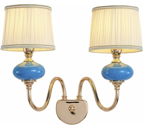Настенное бра Lumien Hall МАКЕЙ 1031/2W-GD-PBL-WT