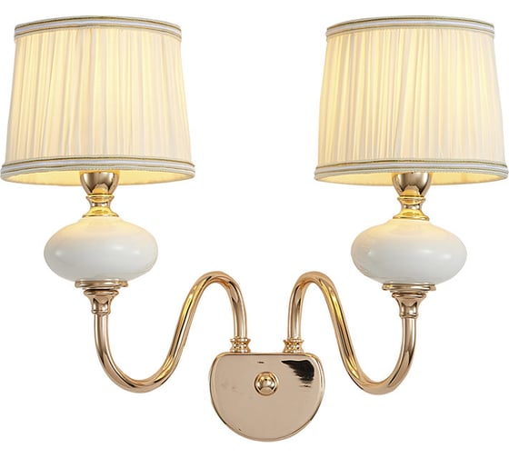 Настенное бра Lumien Hall МАКЕЙ 1031/2W-GD-WT