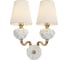 Настенное бра Lumien Hall ПЛИСАНС 1032/2W-GD-WT 1